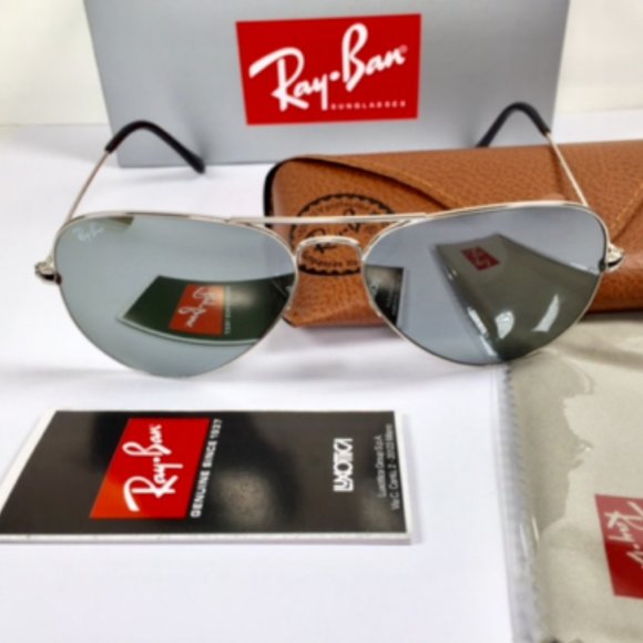 Ray ban aviator mirror silver lens - Picture 13 of 13